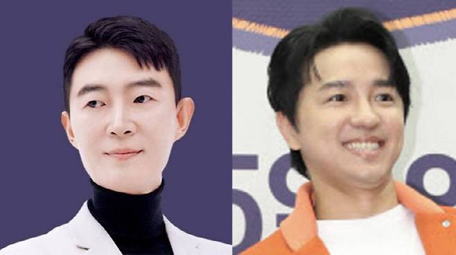 수학 강사 현우진씨 (왼쪽), 영어 강사 조정식씨 (사진=메가스터디, 뉴스1)