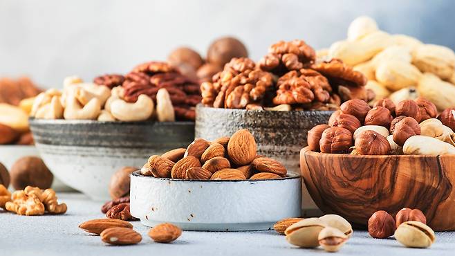 견과류는 심장병 및 염증 위험 감소에 도움을 주는 식품이다｜출처: 클립아트코리아