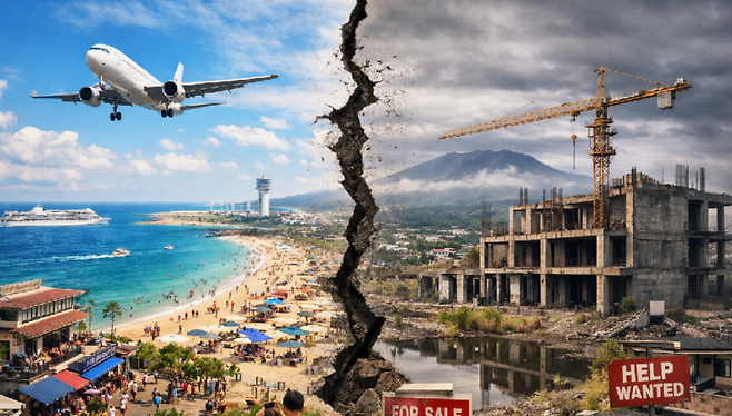 관광객 증가와 항공 접근성 회복 흐름 속에서도, 건설과 투자 부문은 위축 국면을 이어가며 경제의 회복과 전환이 엇갈리고 있다.