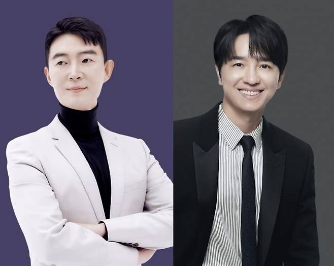 수학 강사 현우진씨와 영어 강사 조정식씨. 메가스터디 홈페이지