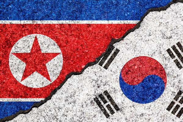 ▲남한과 북한. ⓒGettyimages.