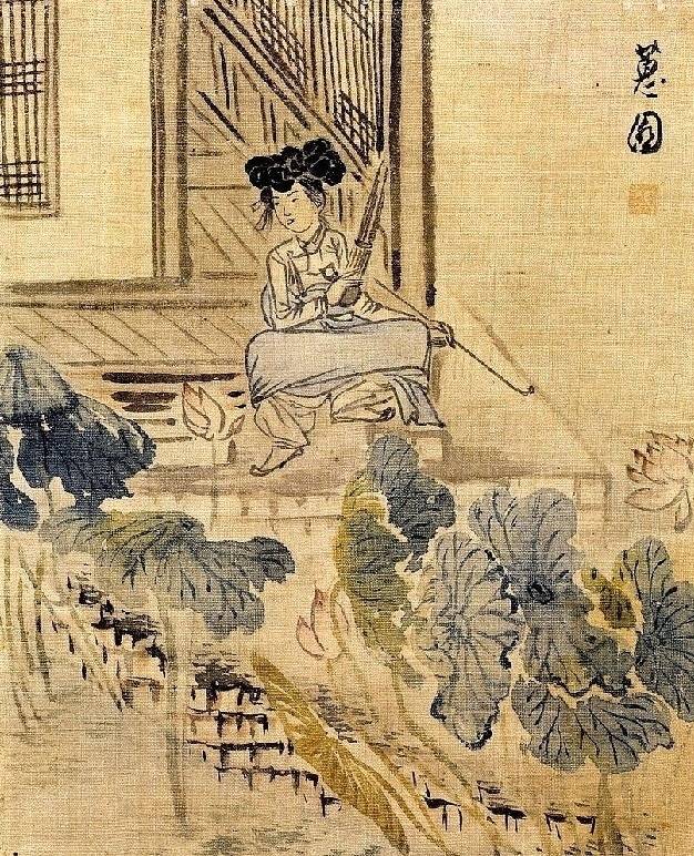조선 시대 여성의 삶은 우리가 드라마에서 만나는 모습과는 다르다는 연구서가 나왔다. 그림은 혜원 신윤복의 ‘연당의 여인’. 국립중앙박물관 제공