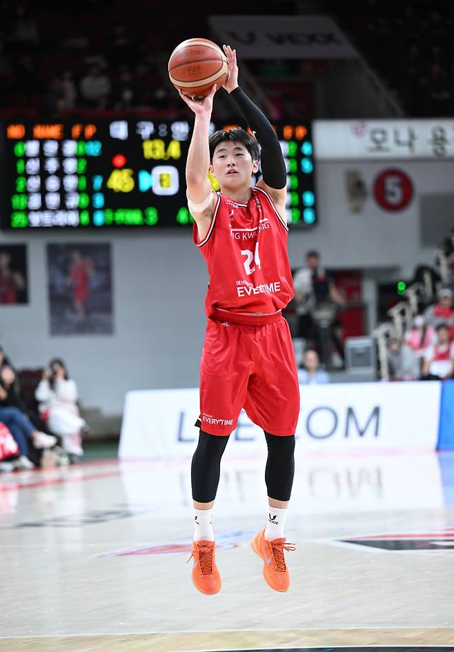 안양 정관장 신인 가드 문유현. KBL 제공