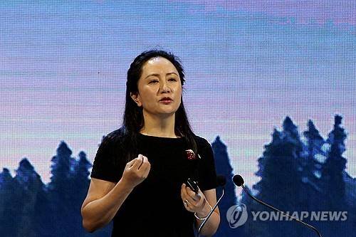중국과 캐나다 불화 원인 멍완저우 中화웨이 부회장 [로이터 연합뉴스 자료사진. 재판매 및 DB금지]