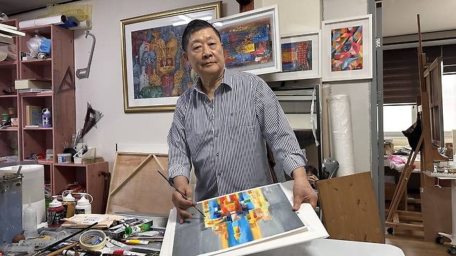 ĵ������ �۾��ϴ� �����丣 ȭ�� (����=���մ���) �̼��� ���� = ���� 12�� ���� �����θ��� ���� �ִ� ������������������ 2�� �۾��ǿ��� ĵ������ �׸��� �׸��� �ִ�. 2026. 1. 12. seva@yna.co.kr