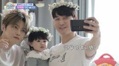 [SC리뷰] '심형탁子' 하루, '꽃미남 삼촌' 김재중과 만났다 화관 쓰고 미모 발산 ('슈돌')