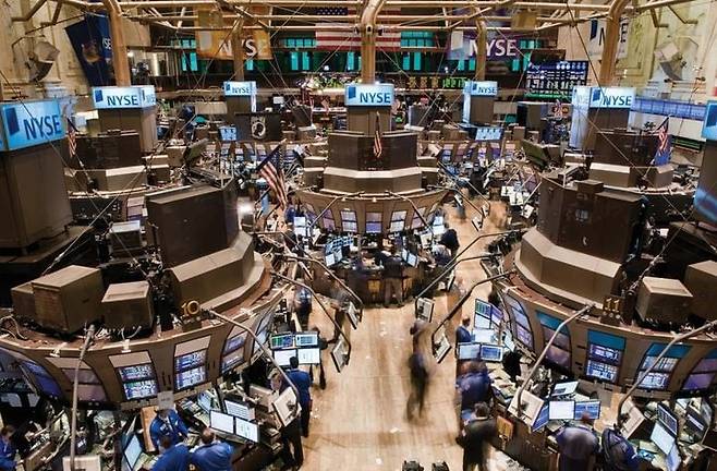 뉴욕증권거래소의 모습./뉴시스