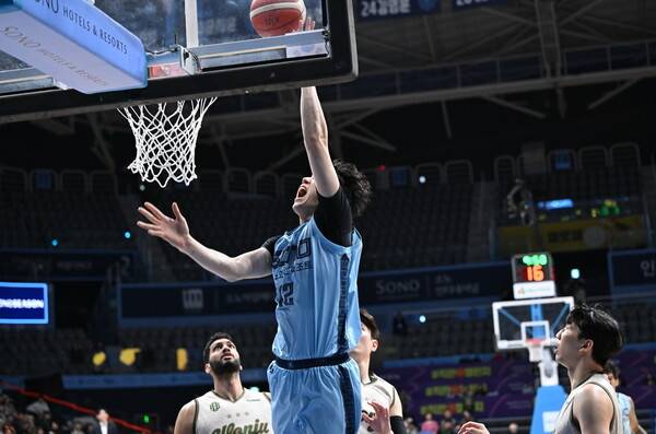 고양 소노 강지훈의 15일 경기 모습. 한국농구연맹 제공