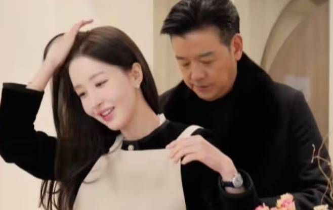 류시원과 아내. TV조선 방송화면 캡쳐