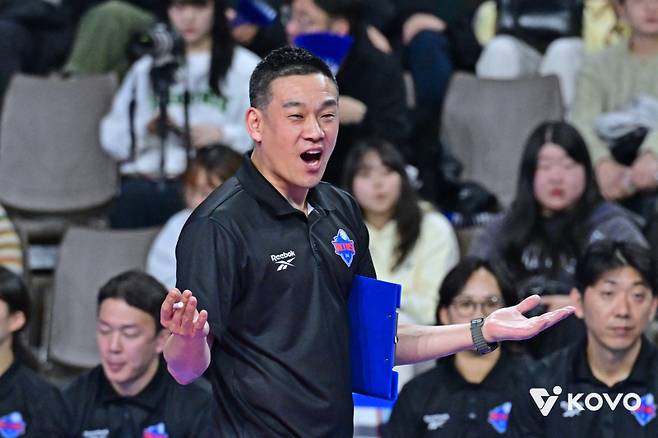 여오현 IBK기업은행 감독대행. 한국배구연맹 제공