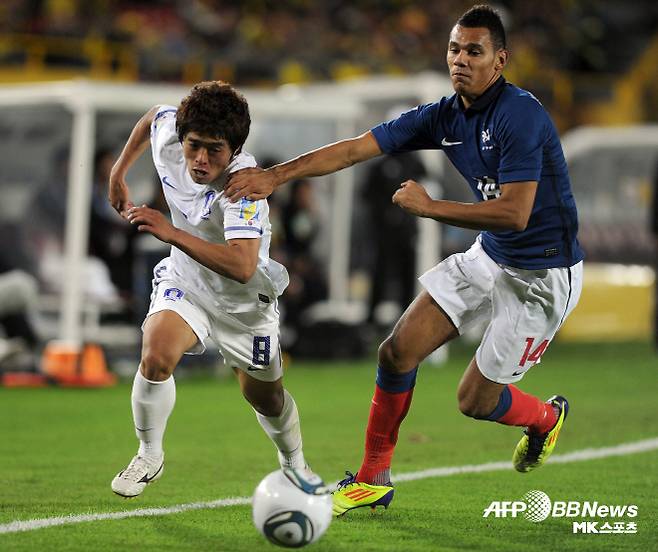한국 U-20 대표팀에서부터 두각을 나타냈던 백성동(사진 왼쪽). 사진=AFPBBNews=News1