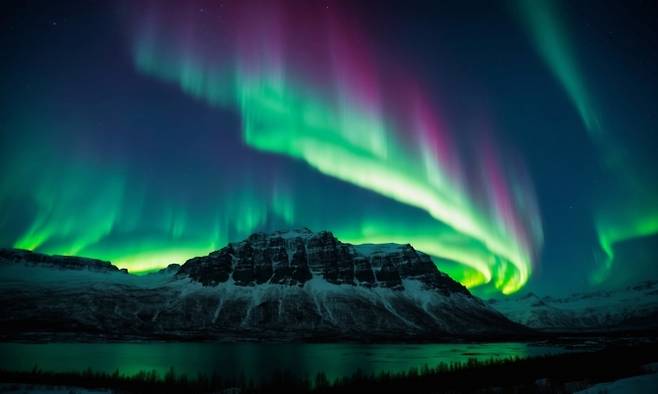 아이슬란드 오로라 자료사진 123rf.com