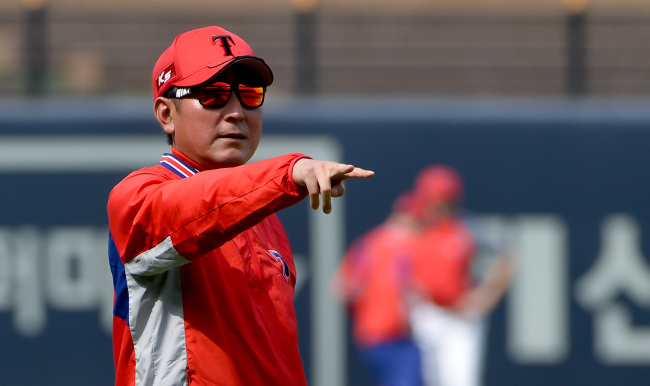 한화 퓨처스 타격 코치로 선임된 김기태 전 KAI 감독. KIA 제공