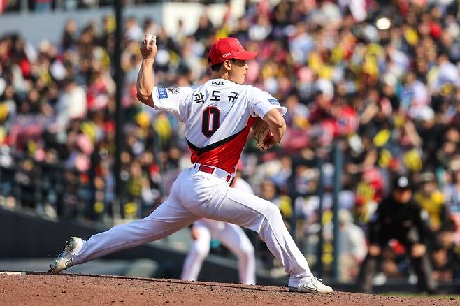 ▲ KIA 불펜의 키를 쥐고 있는 선수 중 하나인 곽도규 ⓒKIA타이거즈