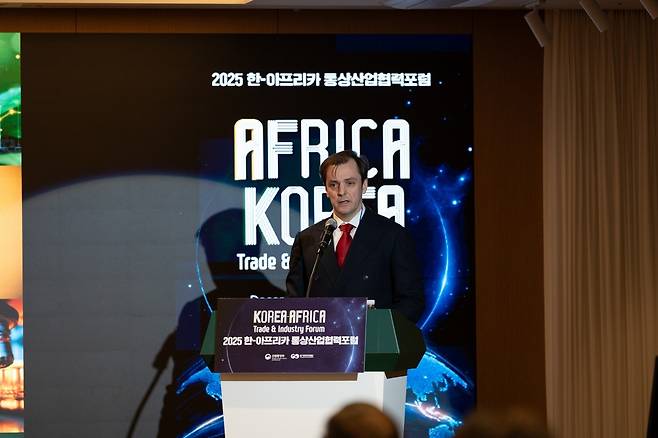 2025 한-아프리카 통상산업협력포럼에 참여한 필자 [티모시 디킨스 제공. 재판매 및 DB 금지]