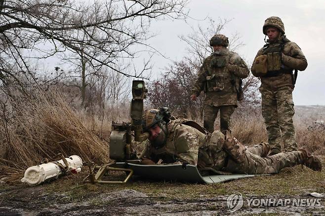 우크라이나 육군 병사들 [AFP=연합뉴스 자료사진. 재판매 및 DB 금지]