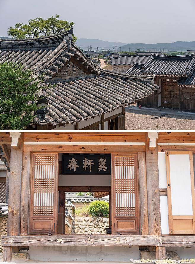 인량리 한옥마을의 정경