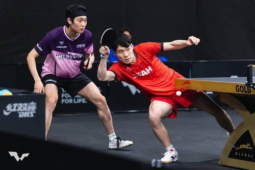 탁구 장우진, 복식에서도 세계 2위 린스둥 격파…한국 3팀 8강행