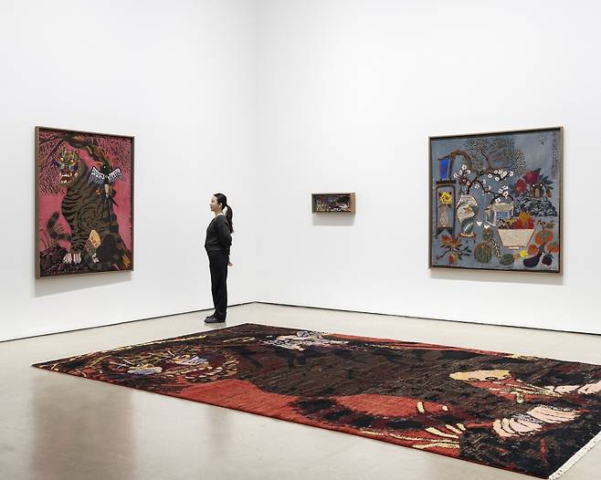 Installation view of "The Way of Painting" at Gallery Hyundai in Seoul (Gallery Hyundai)