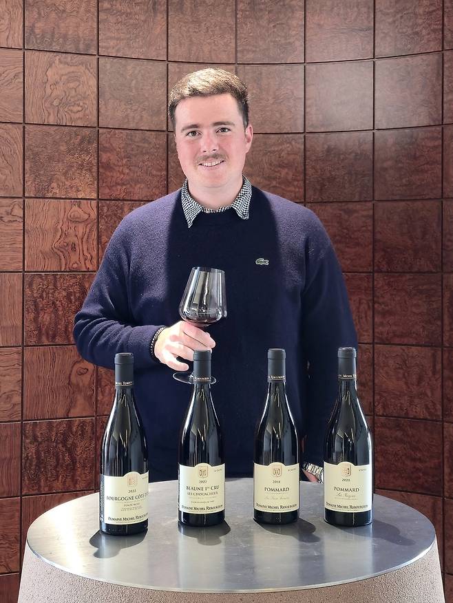 도멘 미쉘 르부르정 와인메이커&nbsp;윌리엄 화이트헤드. 최현태 기자