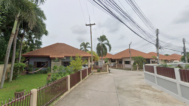 태국 파타야 농프루 지역의 한 주택가. 사진은 기사 내용과 무관함. 구글맵 스트리트뷰 캡처