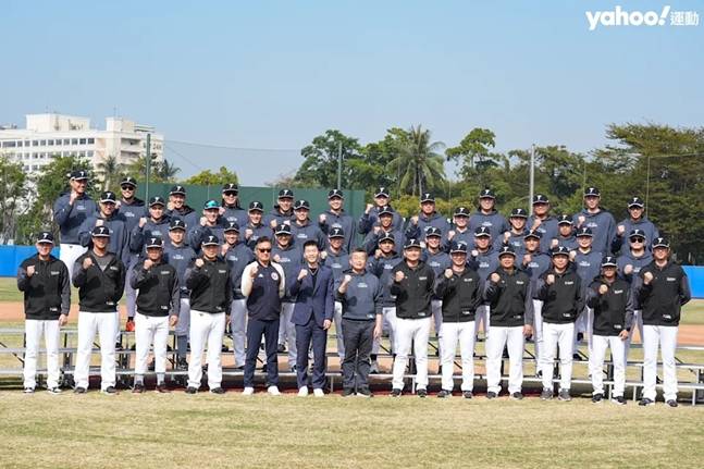 15일 첫 소집된 대만 WBC 대표팀. /사진=야후 타이완 캡처
