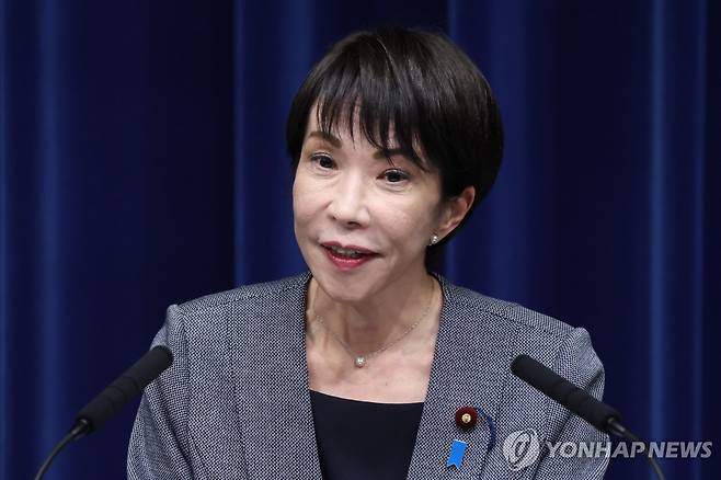 다카이치 사나에 총리 [EPA 연합뉴스 자료사진. 재판매 및 DB 금지]