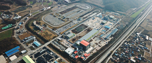 상주시 청리일반산업단지 내 전기차 Group 14 Technologies 상주공장 전경 상주시 제공