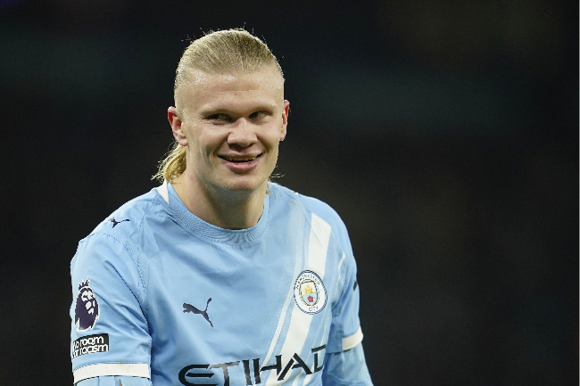 세계 최고 스트라이커로 꼽히는 엘링 홀란. 사진=AP=연합뉴스 제공