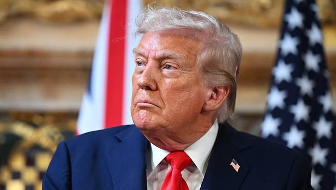 도널드 트럼프 미국 대통령. 그는 최근 미 일간 뉴욕타임스(NYT)와의 인터뷰에서&nbsp;“나에겐 국제법이 필요없다”며 “나를 멈출 수 있는 것은 내 도덕성이&nbsp;전부”라고 말했다. 로이터연합뉴스