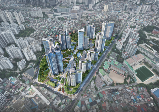 서울시 동대문구 전농동 204-2번지 일대 전농8구역 재개발 사업을 통해 조성될 아파트 단지 조감도. 사진 제공=서울시