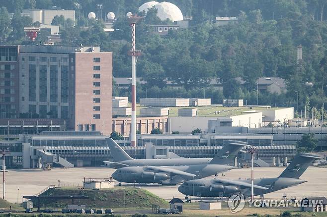 람슈타인 미 공군기지 [dpa/AP 연합뉴스 자료사진. 재판매 및 DB 금지]