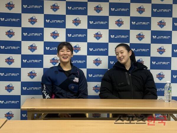 김다은(왼쪽). ⓒ스포츠한국 심규현 기자
