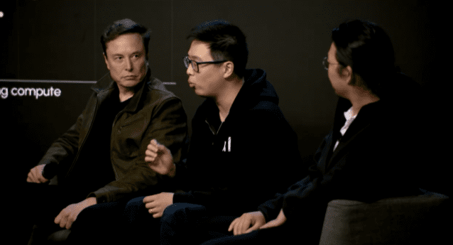 그록4 발표 현장 (사진=xAI 라이브 캡처)