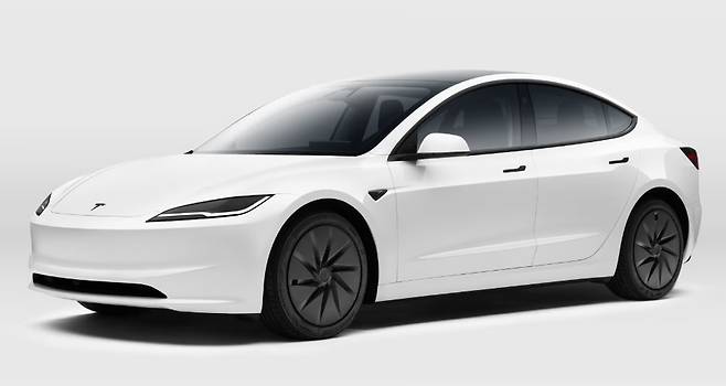 Tesla's entry-level Model 3 sedan [SCREEN CAPTURE]