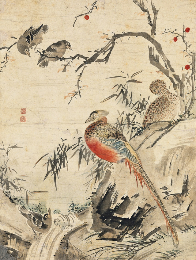 현재 심사정 (1707–1769)의 ‘쌍치도’. 30.5×40.4cm. 추정가 2000만~6000만 원. 서울옥션 제공