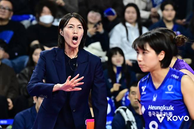 요시하라 토모코 흥국생명 감독. (KOVO 제공)