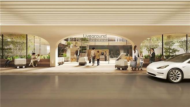 〈사진④〉 짐 대신 옮기고