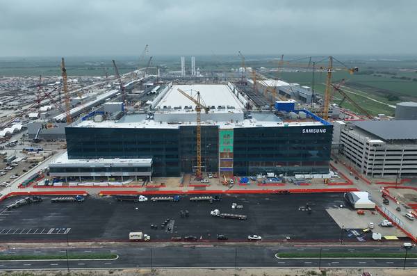 삼성전자가 미국 텍사스주 테일러시에 짓고 있는 파운드리 공장 전경. 사진제공=삼성전자