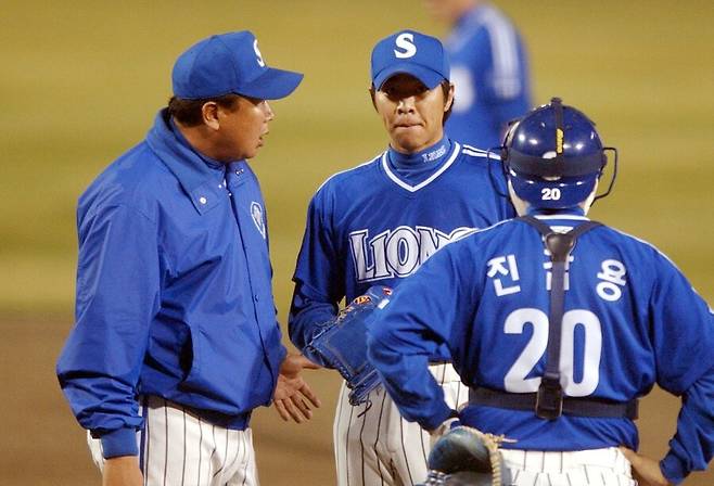 ▲ 선동열 감독과 임창용 ⓒ삼성 라이온즈