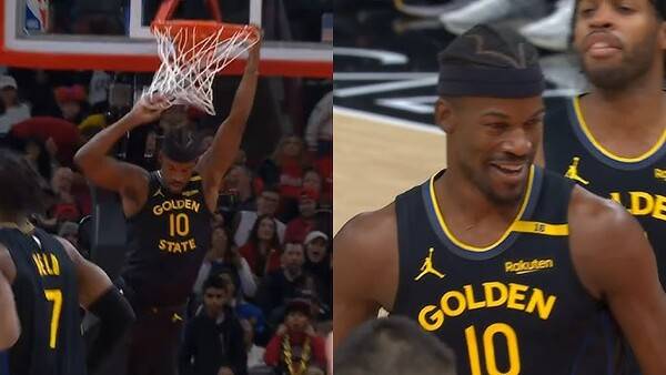 지미 버틀러가 쓰러졌다(사진=유튜브 화면 갈무리)