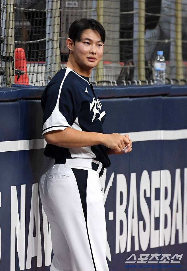 대한민국 야구대표팀이 5일 고척스카이돔에서 훈련을 가졌다. 김영우가 훈련을 준비하고 있다. 고척=박재만 기자 pjm@sportschosun.com/2025.11.05/