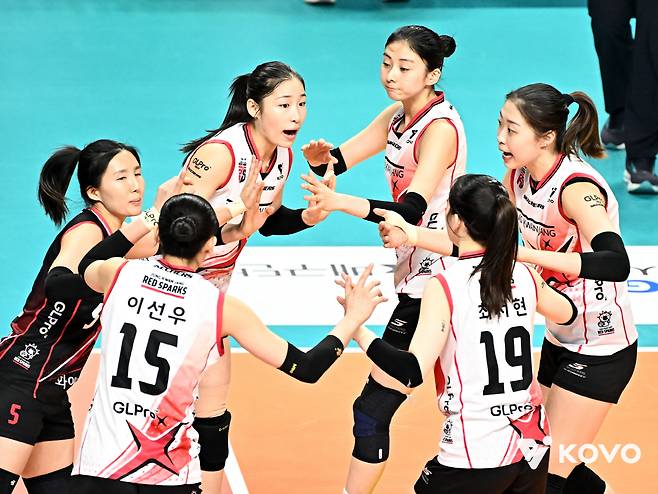 5연패에 빠진 정관장. 사진제공=KOVO