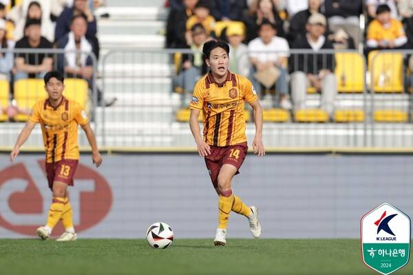 이정효 수원 삼성 감독의 애제자 중 한 명인 정호연. ⓒ프로축구연맹