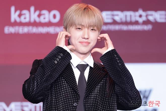 첫 번재 정규앨범 '이볼브(EVOLVE)' 발매 기념 미디어 쇼케이스에 참석한 그룹 캐치더영 이준용. 2026.1.19 ⓒ이혜영 기자 lhy@hankooki.com