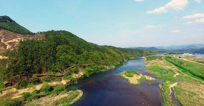 영동군 금강둘레길. 영동군청