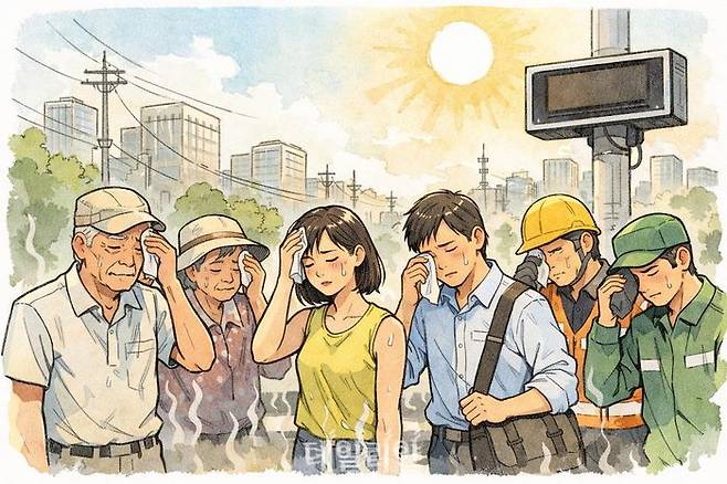 기상청이 최근 발표한 2025년 연 기후특성에 따르면, 2025년 전국 연평균기온은 13.7℃로 1973년 이후 역대 2위를 기록했다. ⓒ데일리안 AI 삽화 이미지