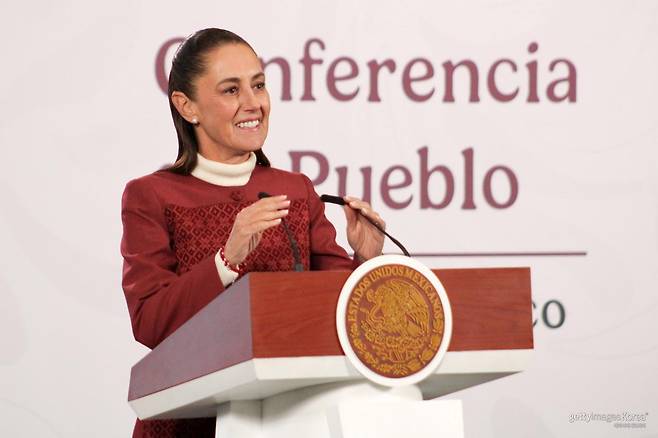 클라우디아 셰인바움 멕시코 대통령. ⓒ(GettyImages)/코리아