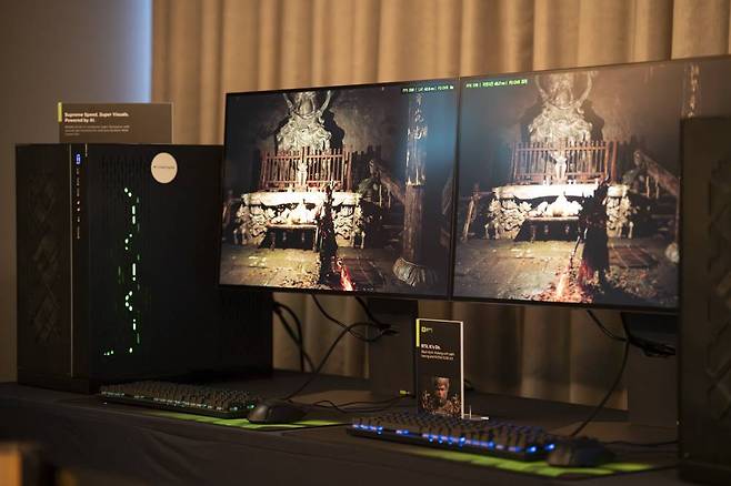 엔비디아가 CES 2026에서 DLSS 4.5 버전을 공개하고 국내 시장에 관련 기술을 소개했다 / 출처=IT동아