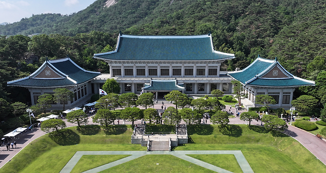 청와대 전경. [뉴스1]